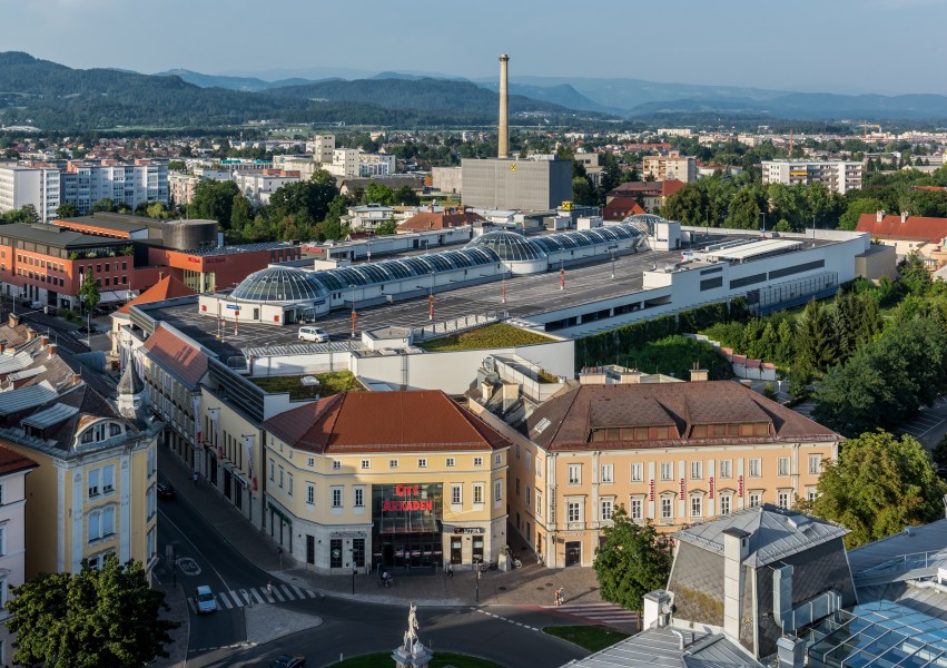 Klagenfurt Innere Stadt Heuplatz 5 City-Arkaden SW-Ansicht 03082017 0280