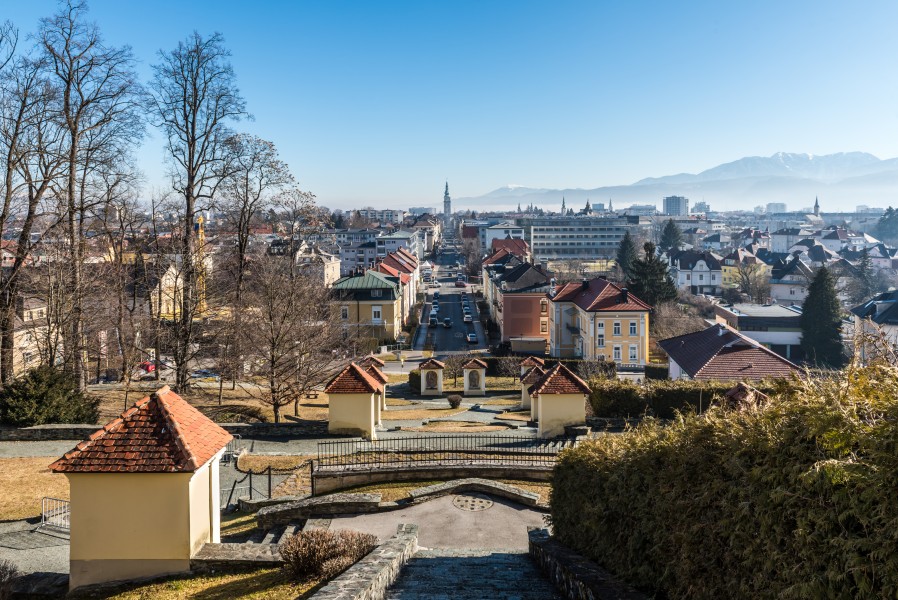 Klagenfurt Villacher Vorstadt Kreuzbergl Kreuzweg und Radetzkystrasse 29012018 2469