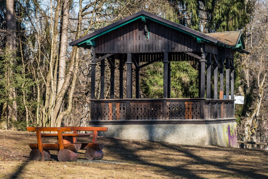 Klagenfurt Villacher Vorstadt Kreuzbergl Pavillon S-Ansicht 29012018 5758