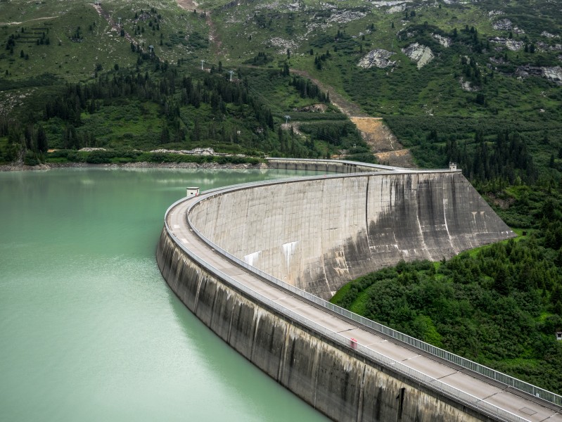 Kopsstausee - Staumauer 01