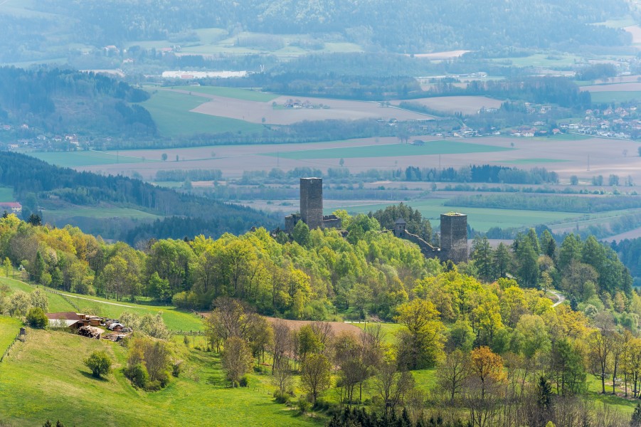 Liebenfels Hoch-Liebenfels Burgruine NW-Ansicht 25042017 5114