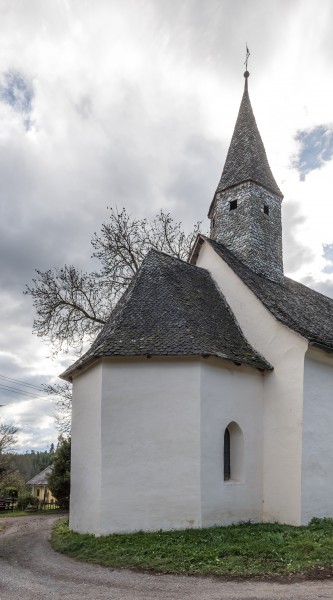 Mölbling Dielach Filialkirche hl. Rupert gotische Apsis NO-Ansicht 21102018 5093