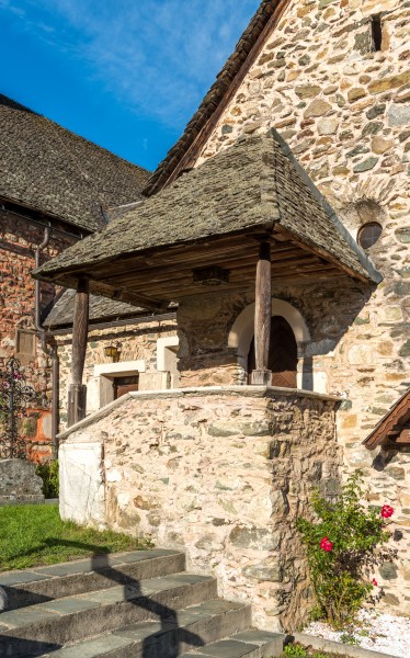 Maria Saal Karnburg Pfalzstrasse Annenkapelle Vorbau 02102018 4875