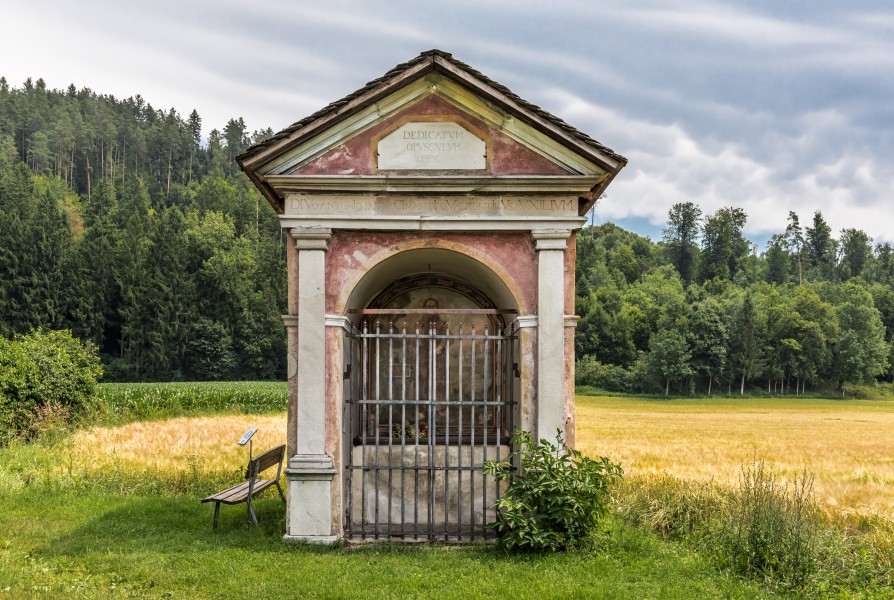 Maria Saal Zollfeld roem Municipium Claudium Virunum Prunnerkreuz W-Ansicht 24062017 9828