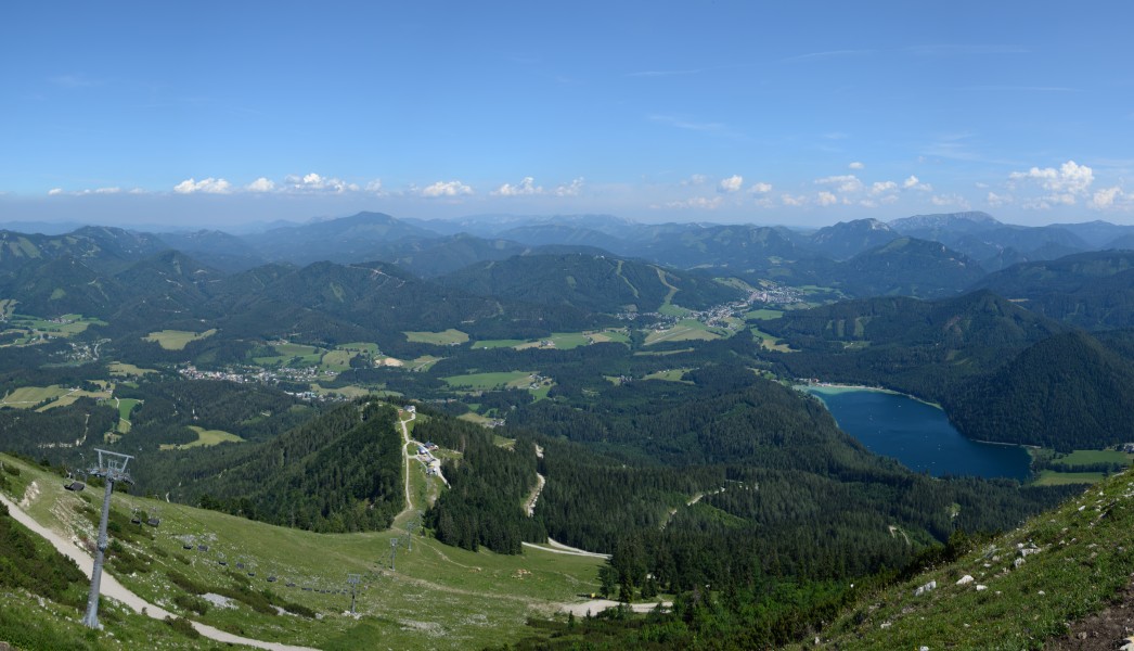 Mitterbach Gemeindealpe Panorama Ost 01