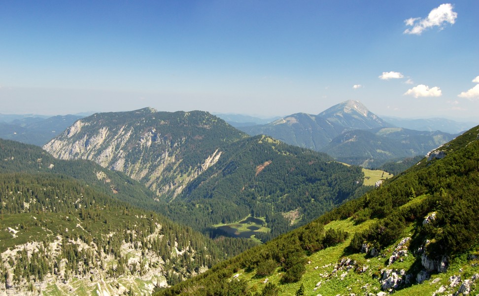 Obersee from Dürrenstein, Lower Austria