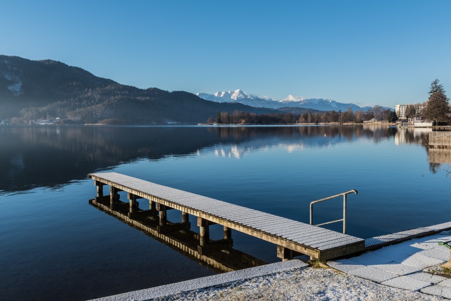 Pörtschach am Wörther See Hauptstraße Edelweißbad Badesteg 21012018 2288