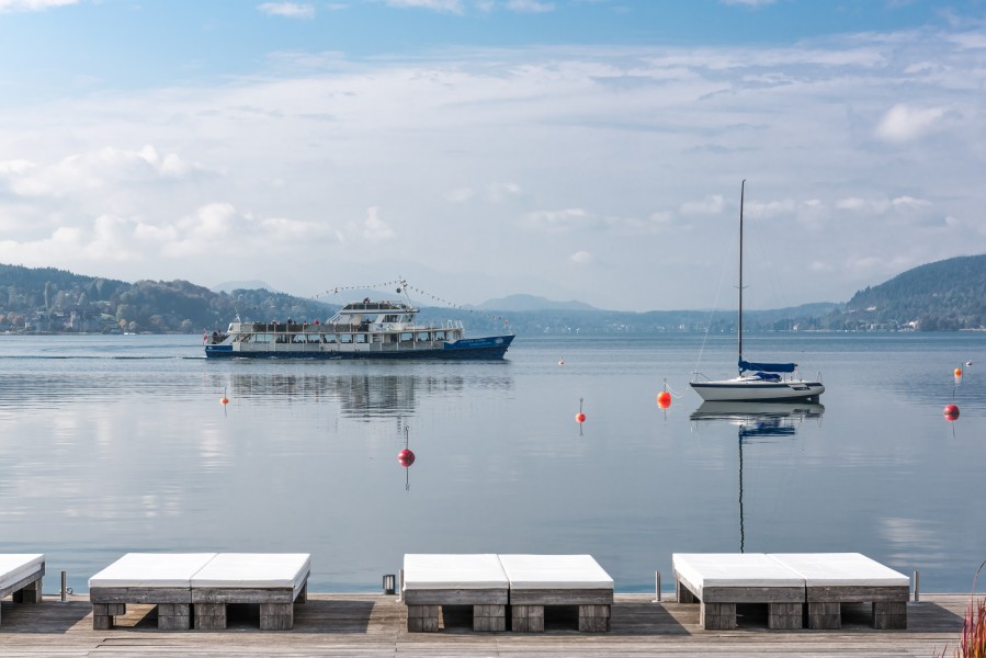 Pörtschach Johannes-Brahms-Promenade Lakes Schiff Klagenfurt 18102018 5039