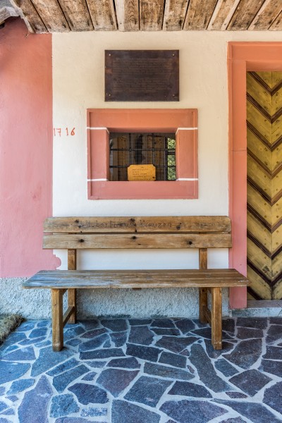Paternion Kreuzen Kreuzwegkapelle hl. Johannes Vorhalle 06042018 2897