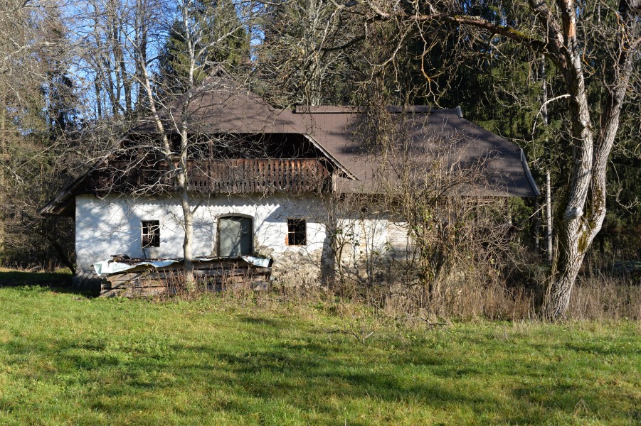 Poertschach Almweg Bauernhaus Poertschacher Alm 26122014 333