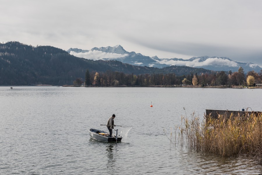 Poertschach Edelweiss-Bad Woerther See mit Fischer 13112016 5388