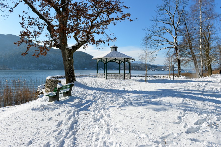 Poertschach Halbinselpromenade Landspitz Rondeau 29122014 774