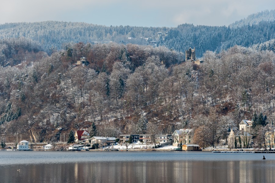 Poertschach Hohe Gloriette und Burgruine Leonstain 02022015 446