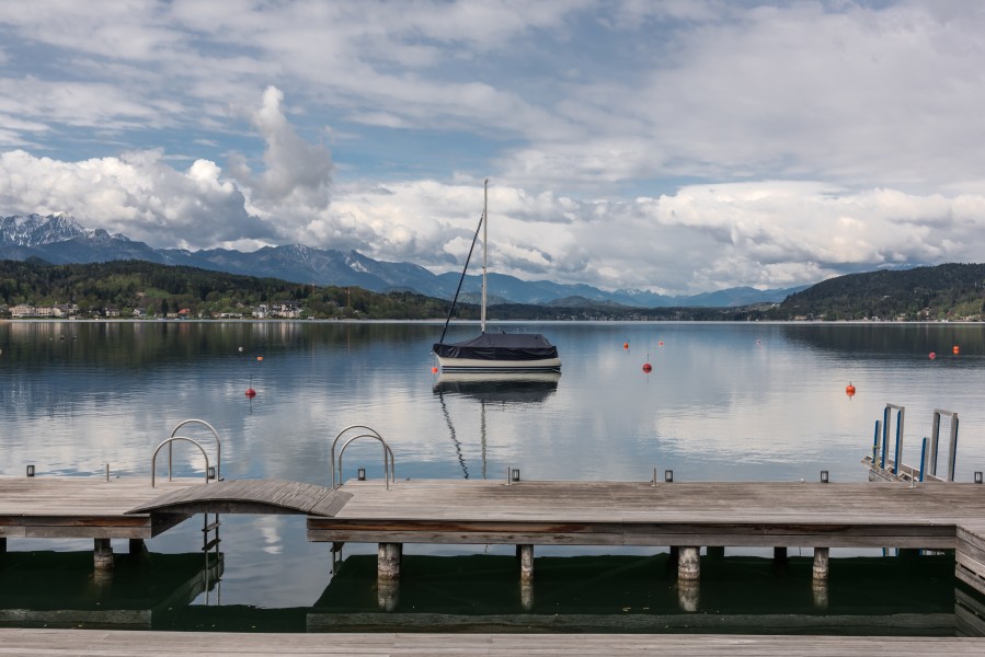 Poertschach Johannes-Brahms-Promenade-My Lake`s Woerther See-Blick 17042017 7688