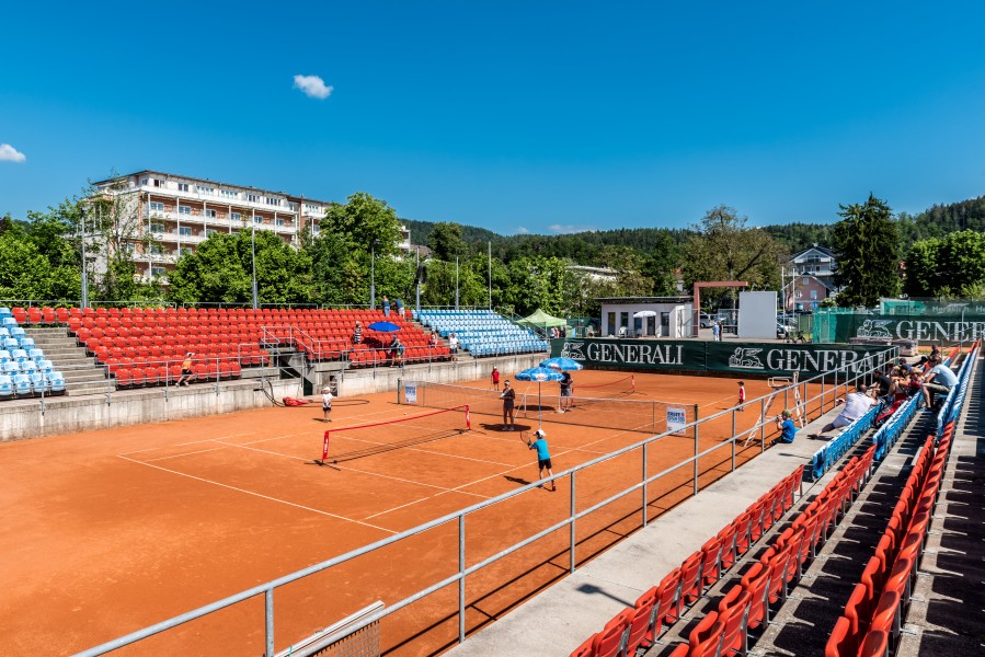 Poertschach Johannes-Brahms-Promenade Werzer-Tennis-Arena 27052017 8932