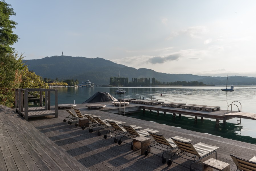 Poertschach My Lakes Westbucht Segelboote Blumeninsel 02102015 7829