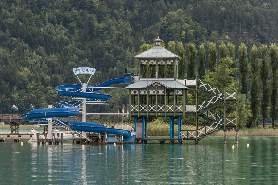 Poertschach Promenadenbad Rutschenturm 20062016 3386