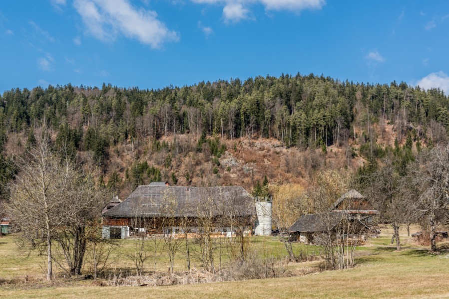 Poertschach Winklern Brockweg Weiher und Brockhof S-Ansicht 12032016 6524
