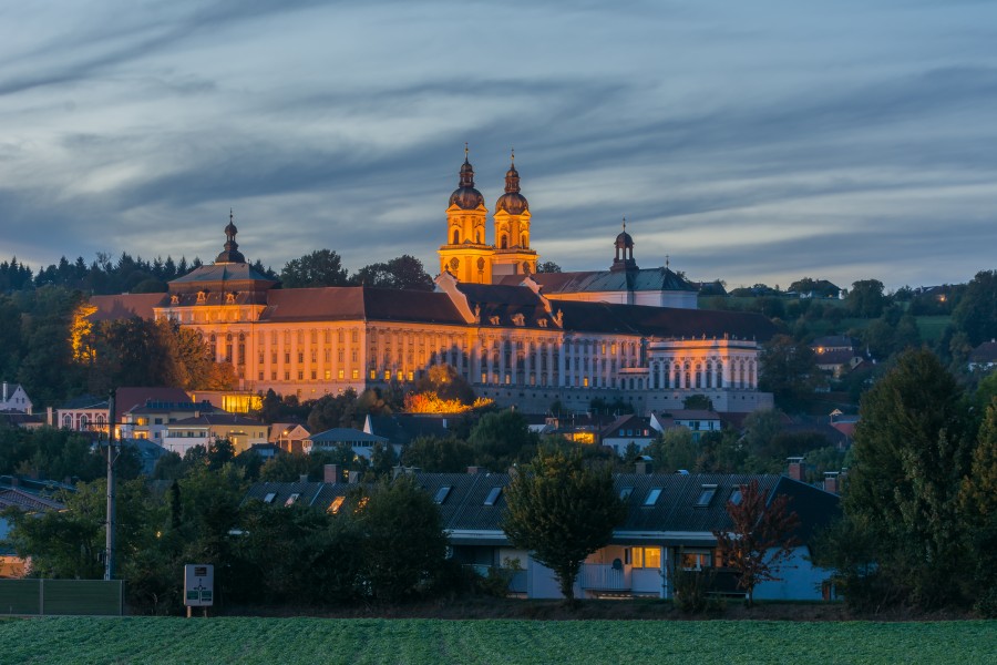 Sankt Florian Stift from Weiling at 7 am