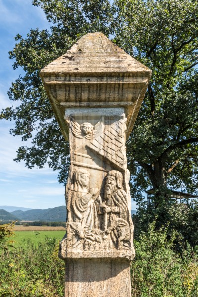 Sankt Georgen am Längsee Launsdorf Maultaschhügel Pfeilerbildstock Geburt Christi 12092018 4596