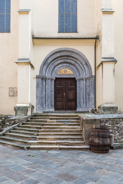 Sankt Georgen am Längsee Schlossallee 2 Pfarrkirche hl. Georg N-Portal 29082018 4439