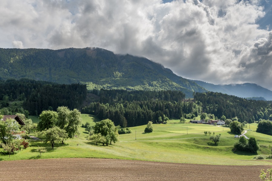 Sankt Margareten im Rosental Landschaft südlich des Ortes 09052018 3177