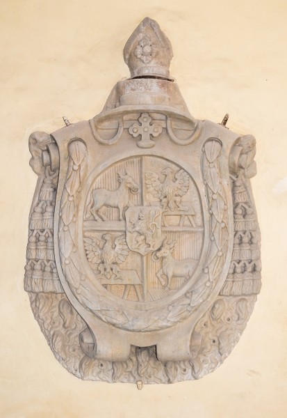 Strassburg Pöckstein 1 Schloss Pöckstein Wappenstein 1533 Salamanca-Hoyos 12092015 7377
