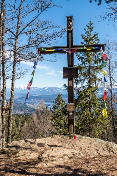 Techelsberg Hoher Gallin Gipfelkreuz 02042018 2853