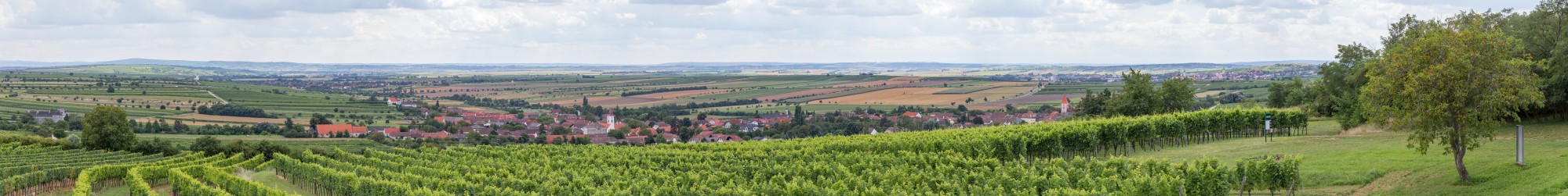 Unter-, Mitter- und Oberretzbach - Retz. vom Hl Stein1337-Pano