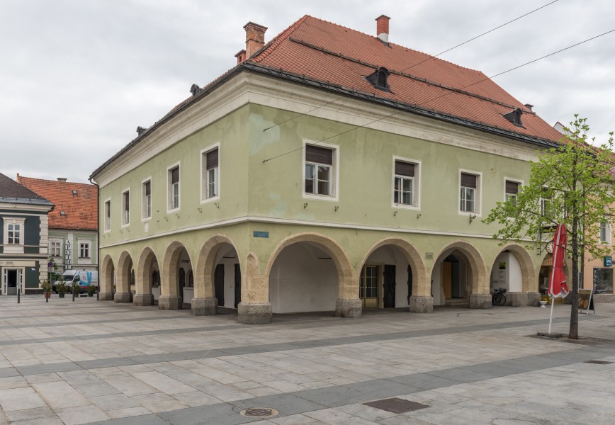 Voelkermarkt Hauptplatz 22 altes Rathaus 28042015 2780