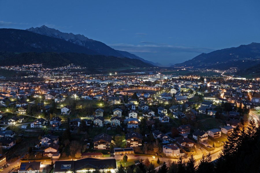 La ville de Wattens, dans le Tyrol (Autriche)