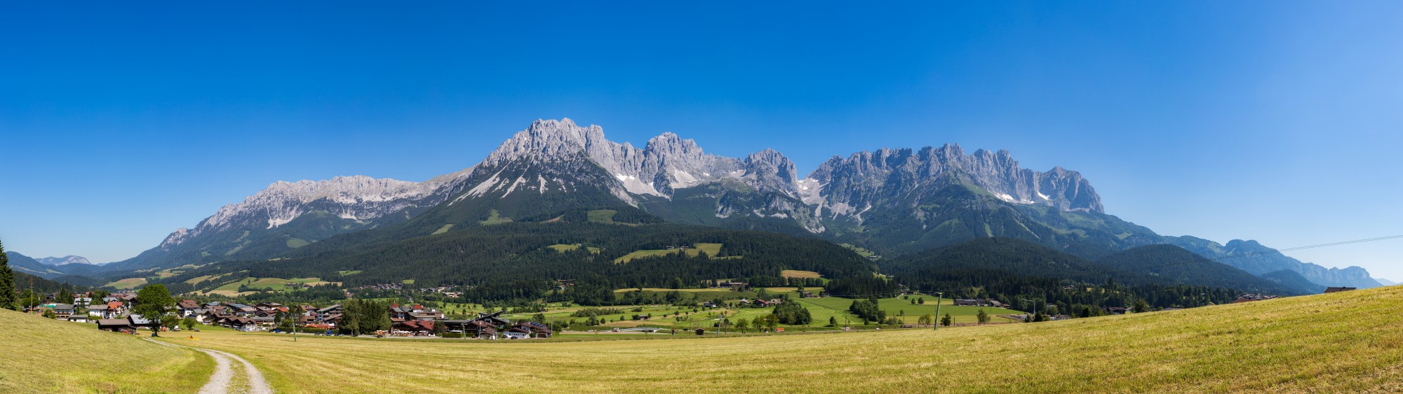 Wilder Kaiser, Tirol, Panorama, 160624, ako