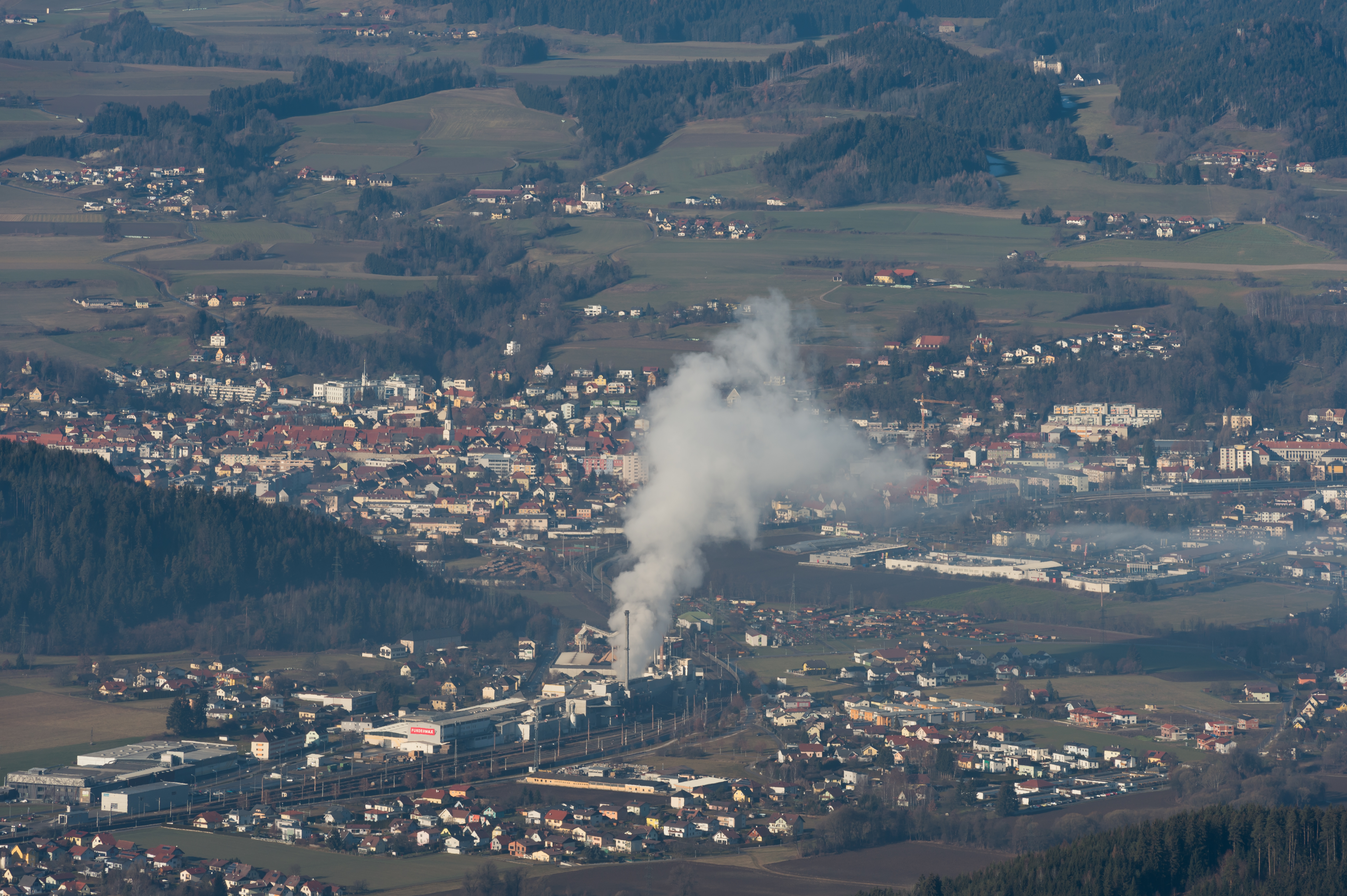 Sankt Veit an der Glan Blick vom Magdalensberg 22122015 2591