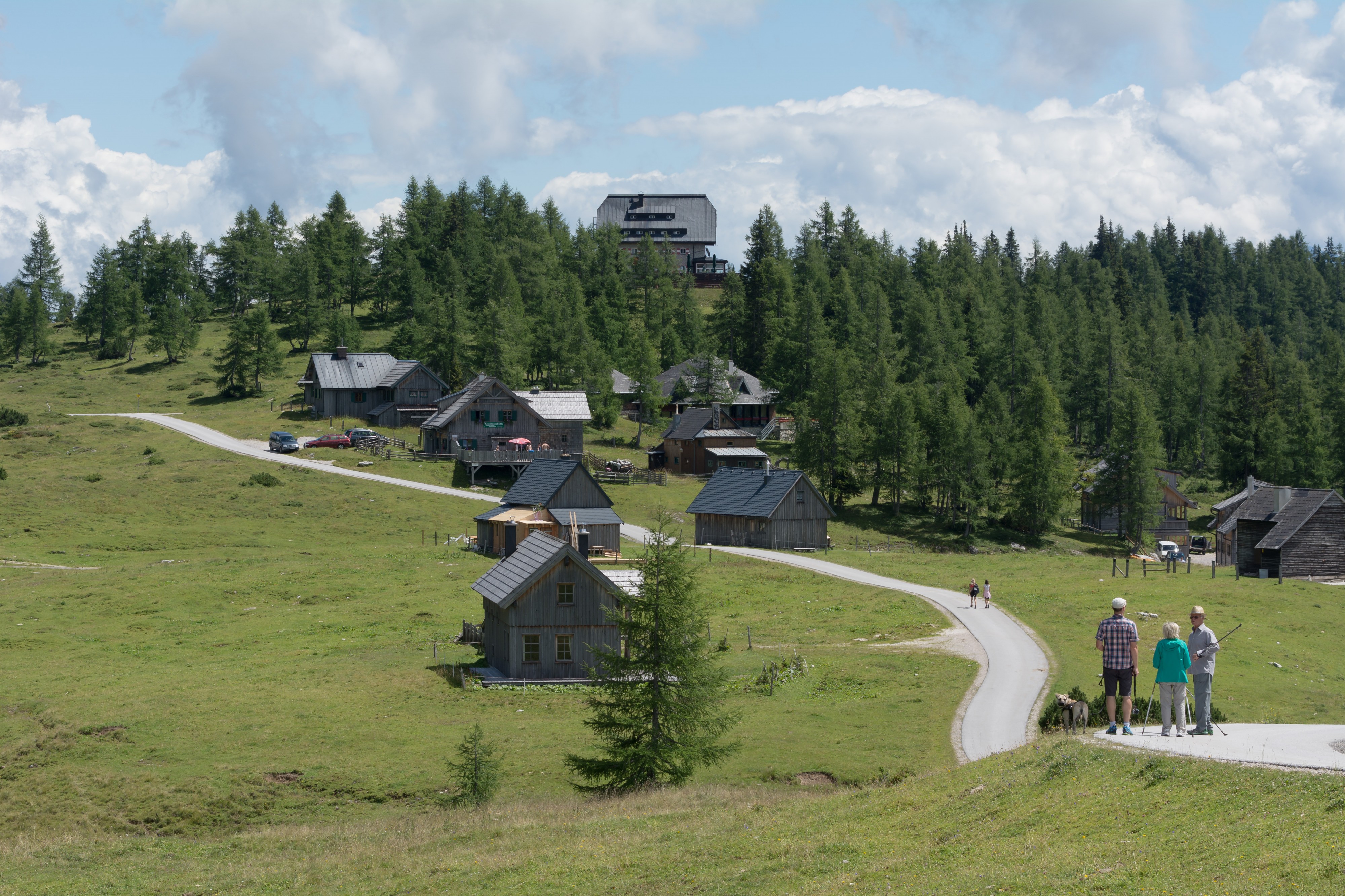 Bad Mitterndorf Tauplitzalm Linzer Tauplitz Haus mit Almdorf