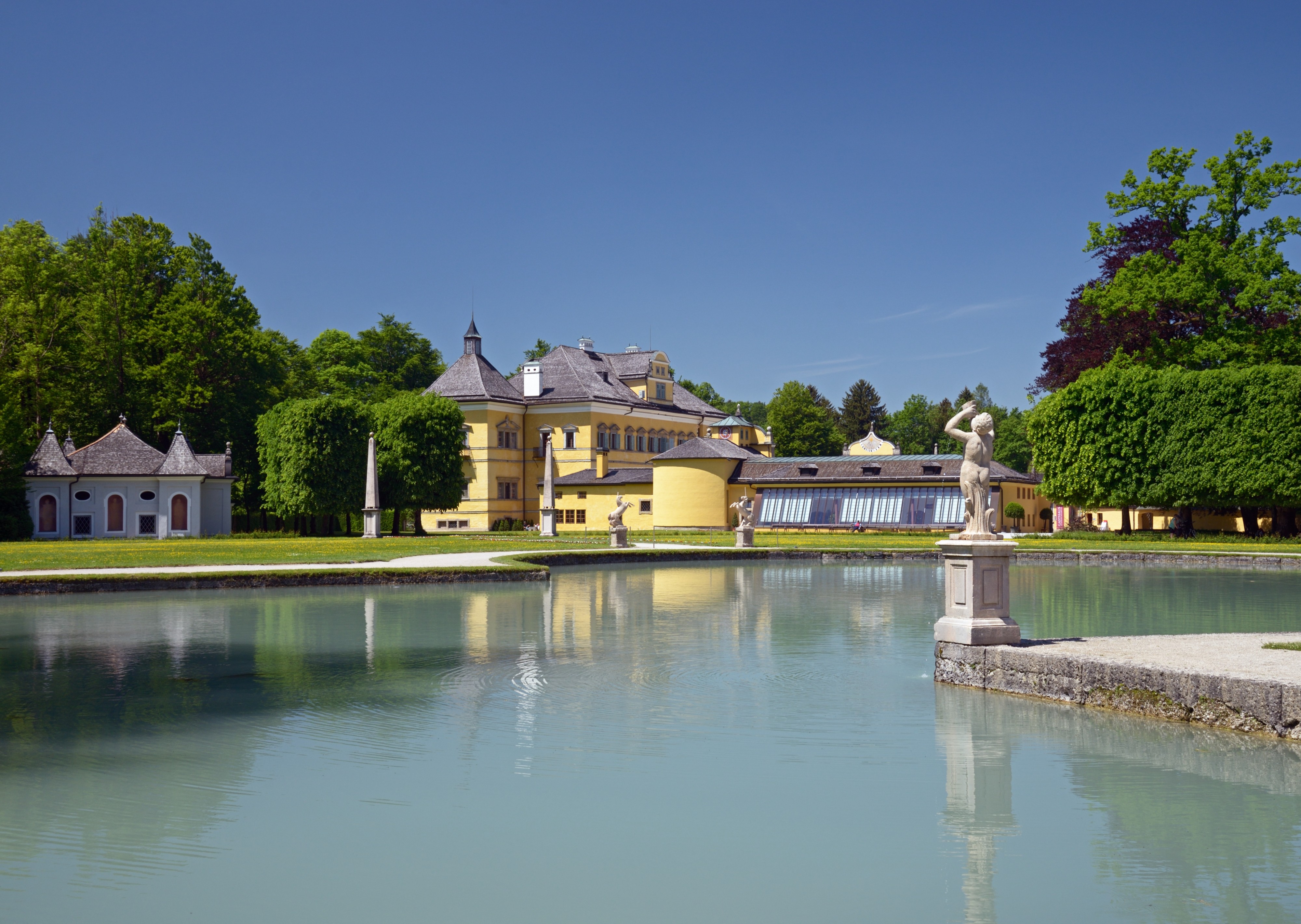 Hellbrunn Palace-Schloss Hellbrunn. Salzburg, Austria
