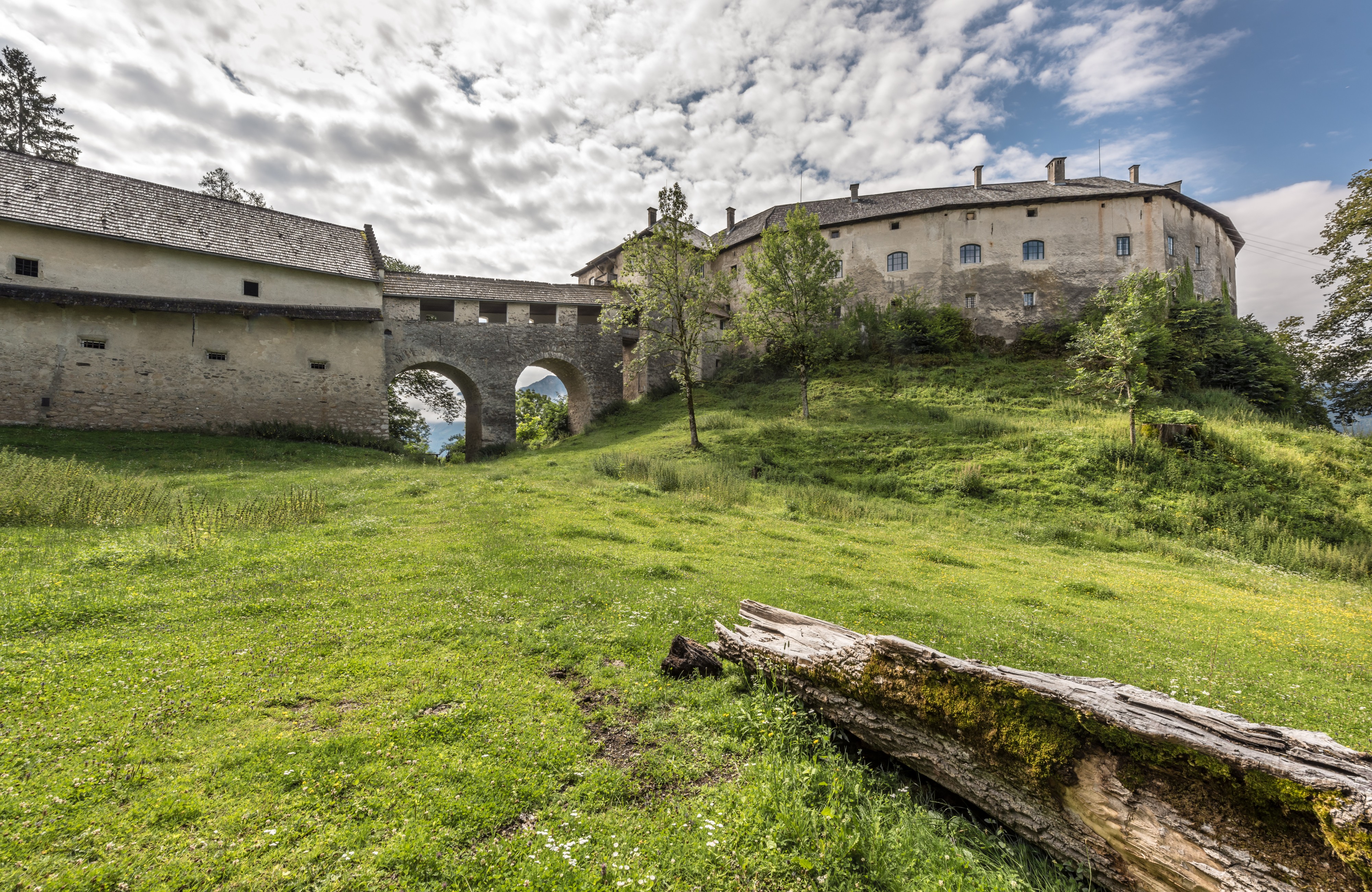 Köttmannsdorf Hollenburg Burganlage Nord-Ansicht 13072018 3901