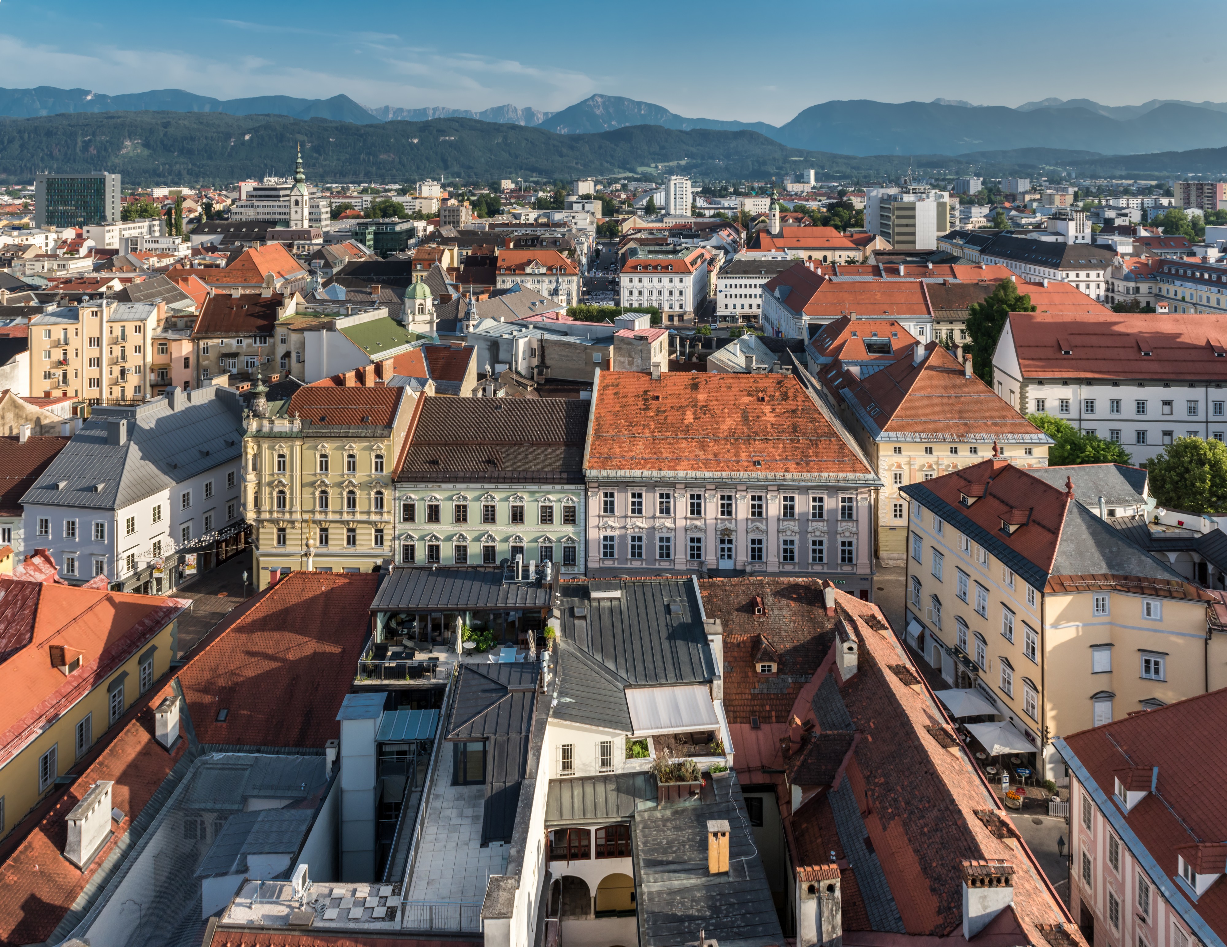Klagenfurt Innere Stadt Alter Platz Nord-Ansicht 03082017 0270