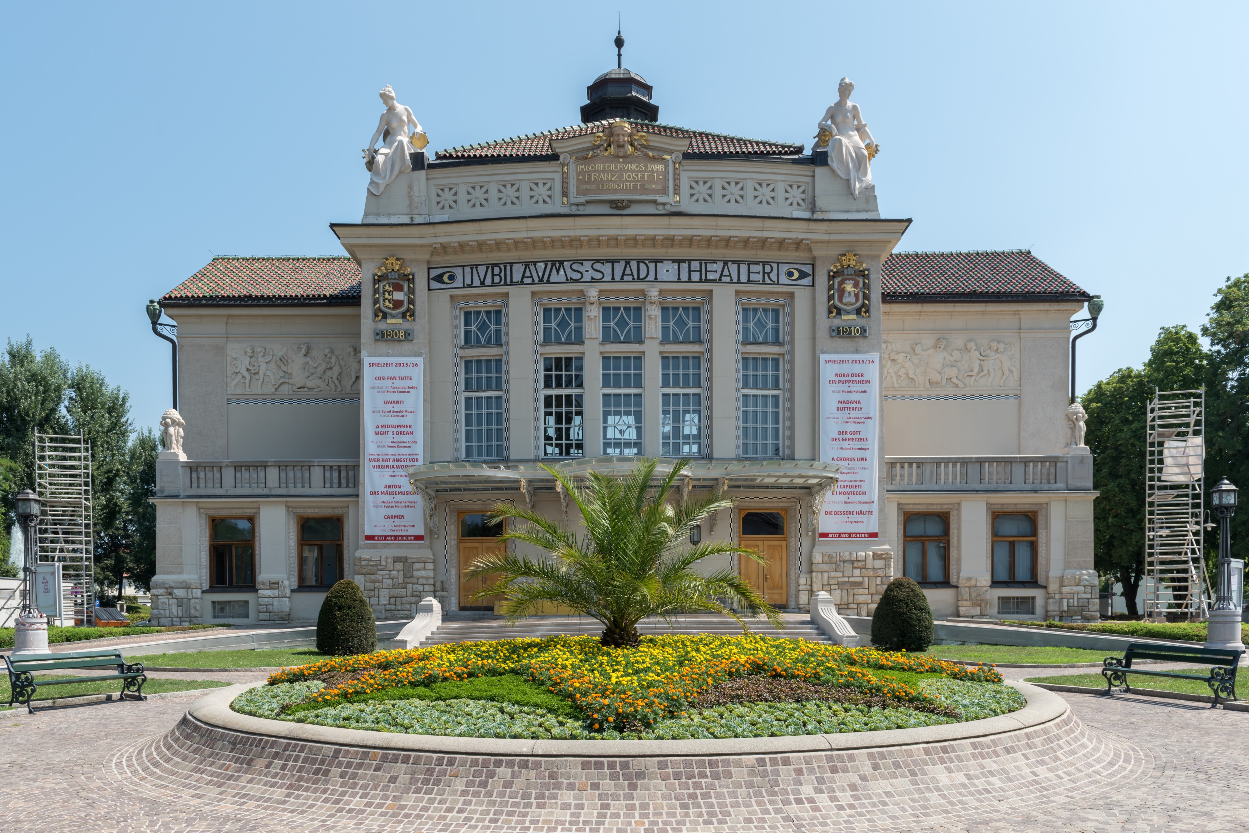 Klagenfurt Innere Stadt Theaterplatz 4 Stadttheater 22072015 6059