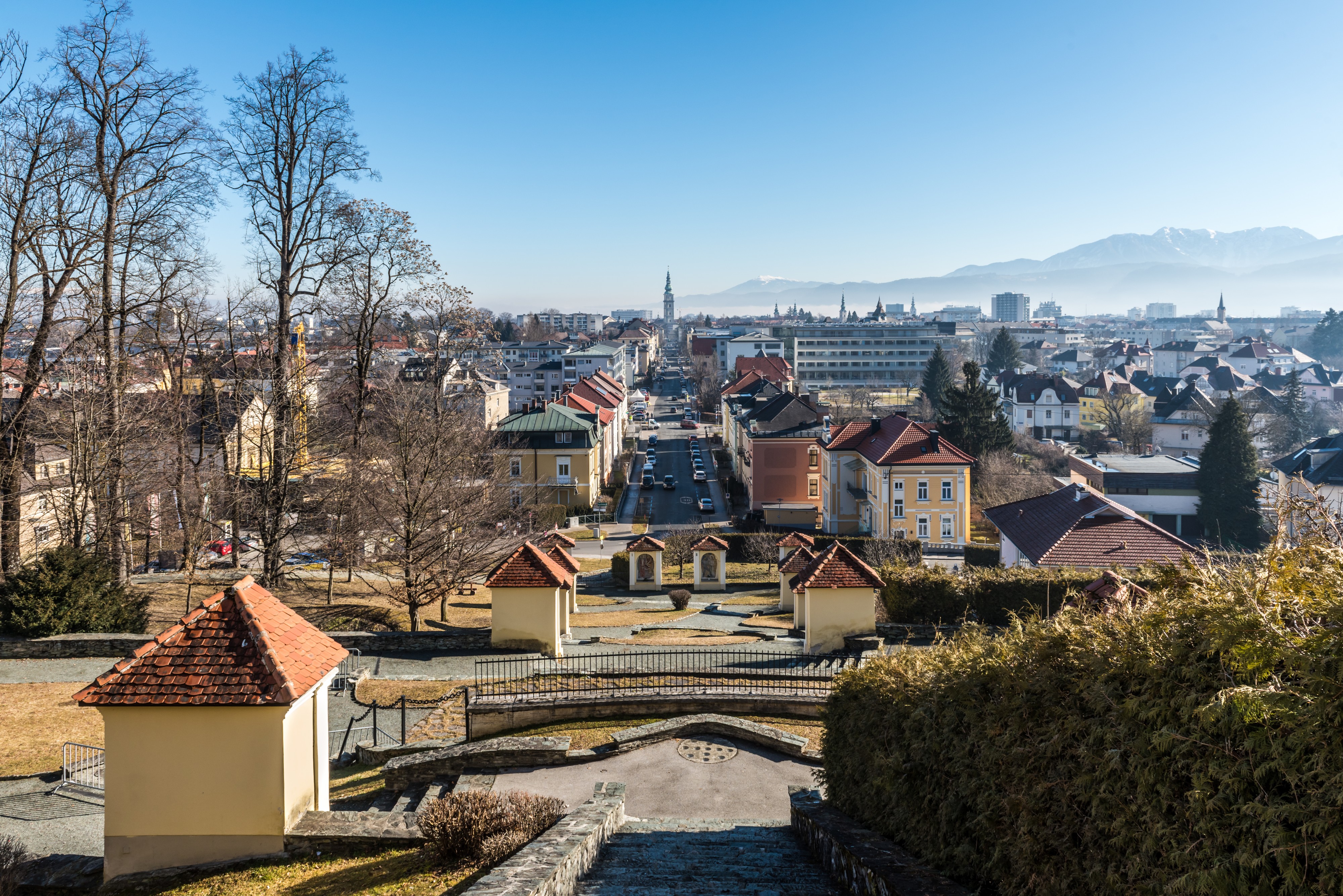 Klagenfurt Villacher Vorstadt Kreuzbergl Kreuzweg und Radetzkystrasse 29012018 2469