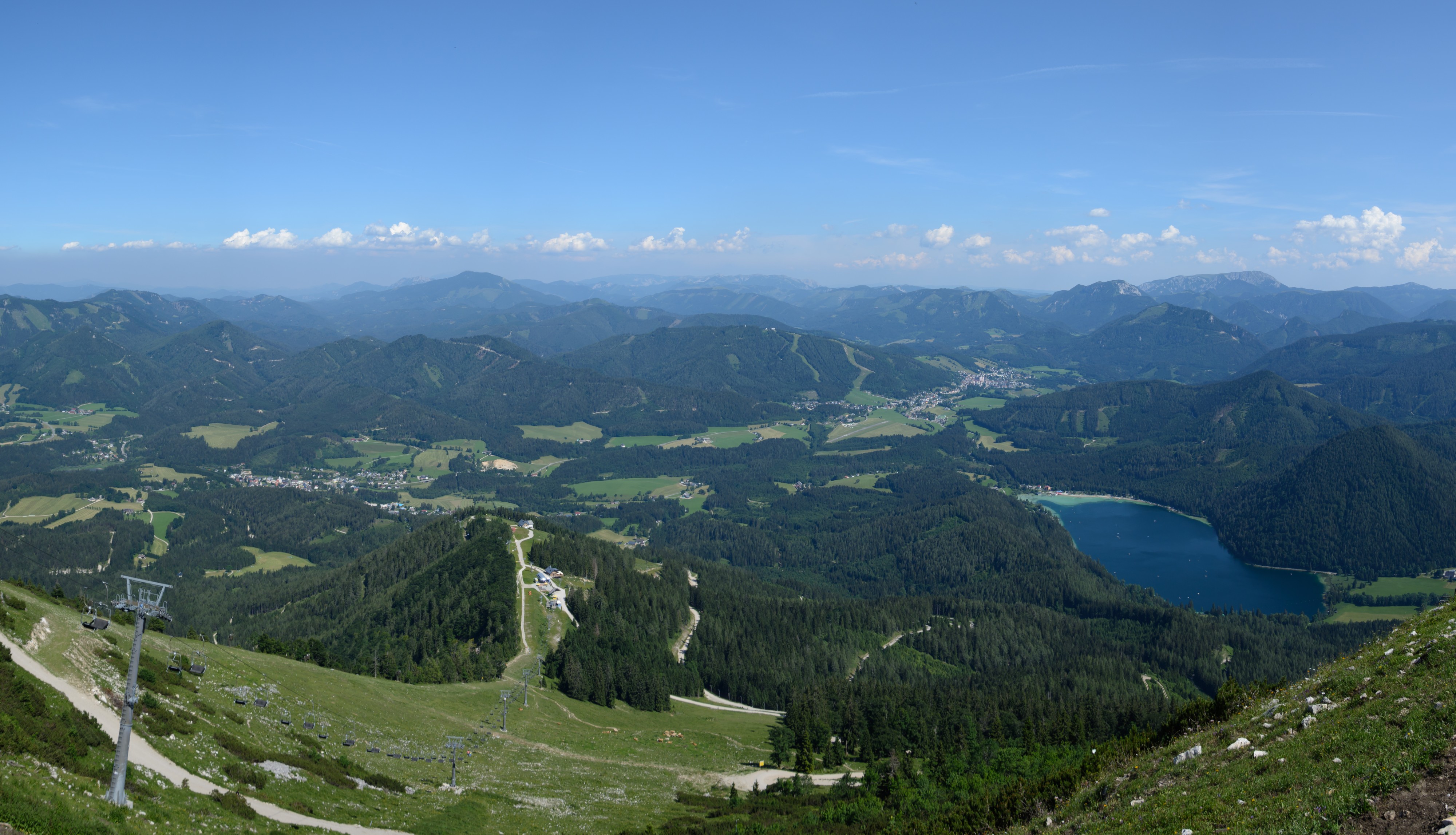 Mitterbach Gemeindealpe Panorama Ost 01