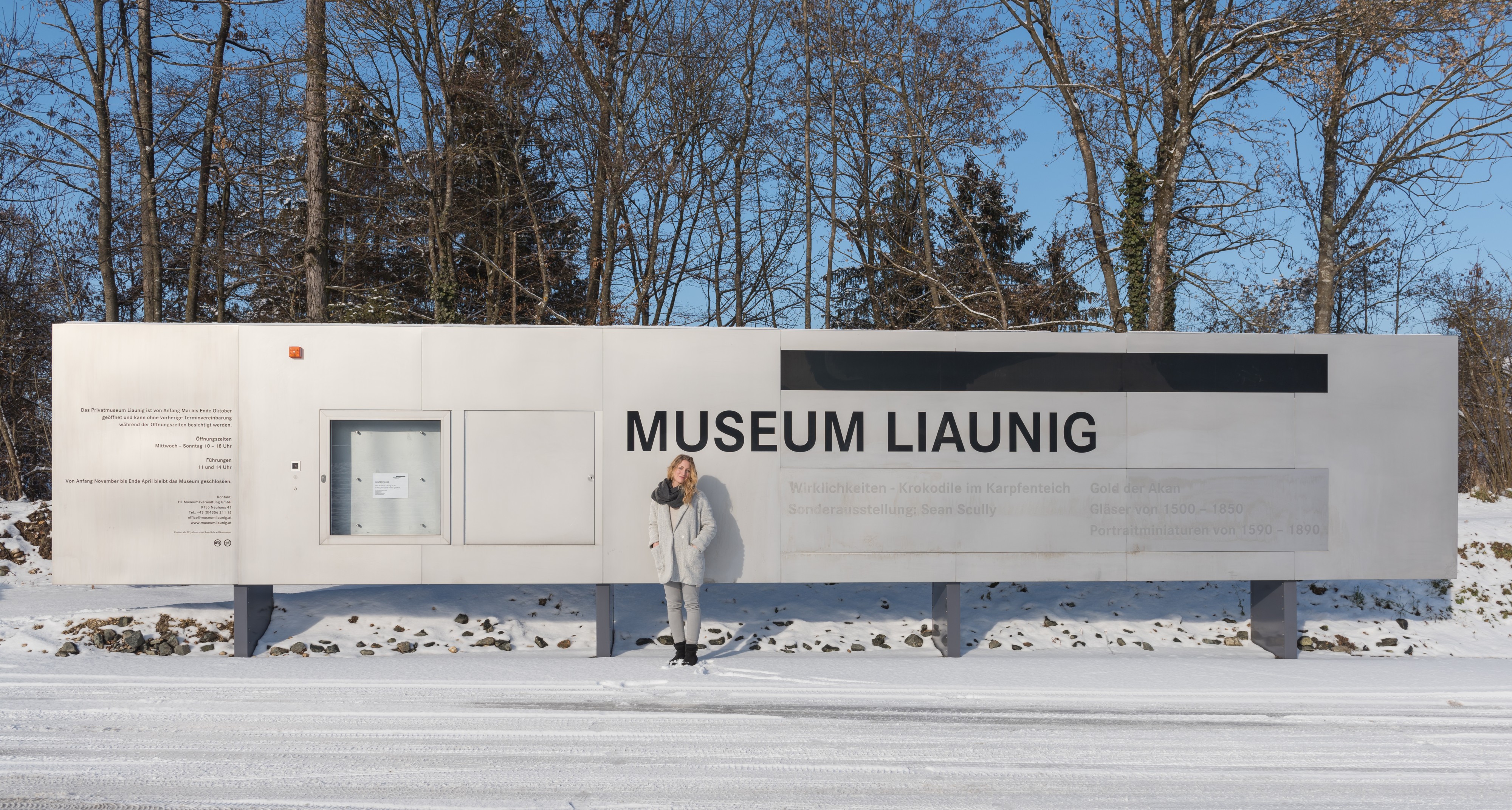 Neuhaus Musuem Liaunig Parkplatz Tafel 08012015 9968