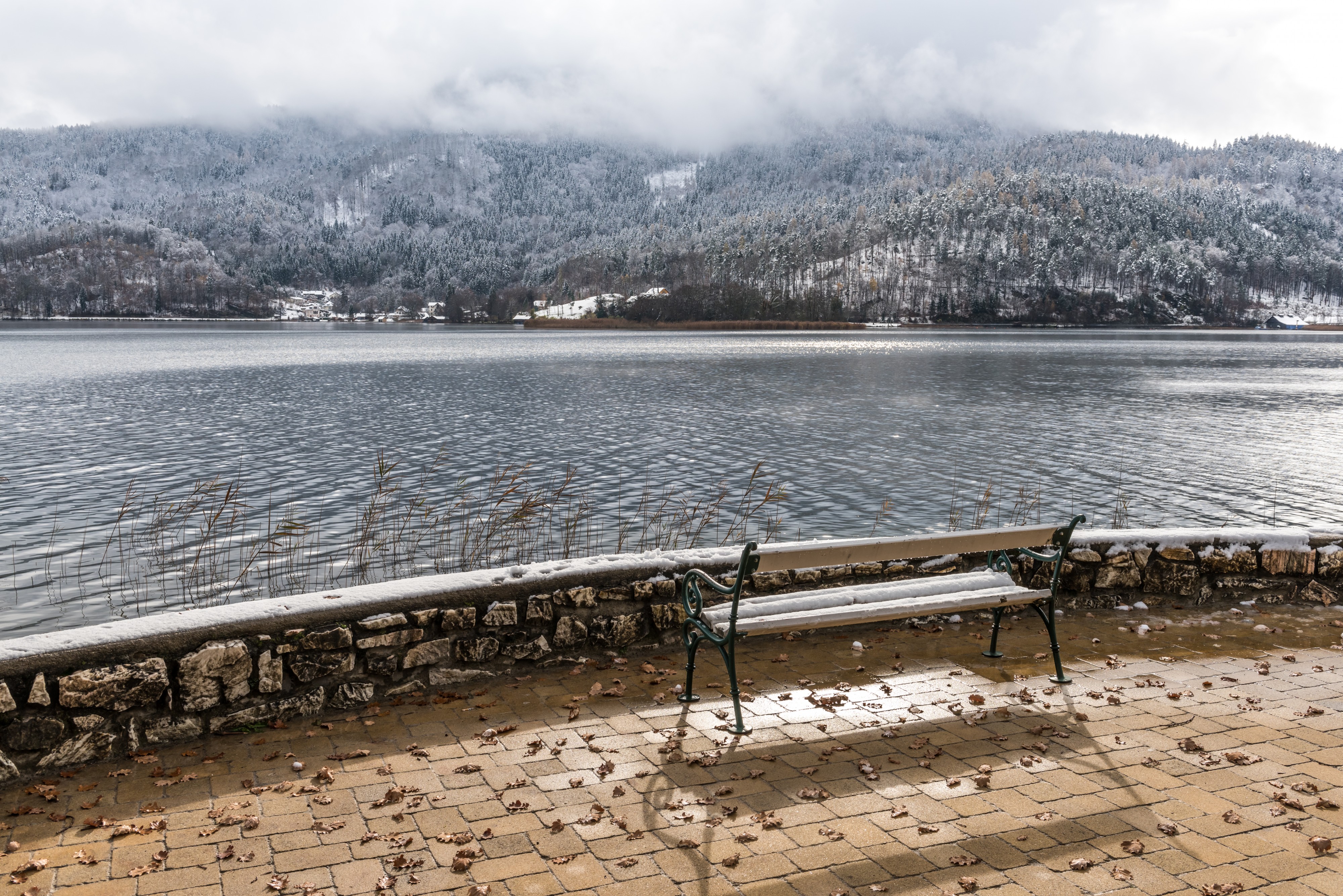 Pörtschach Halbinselpromenade Landsppitz Aussichtspunkt Bank 20112018 5406