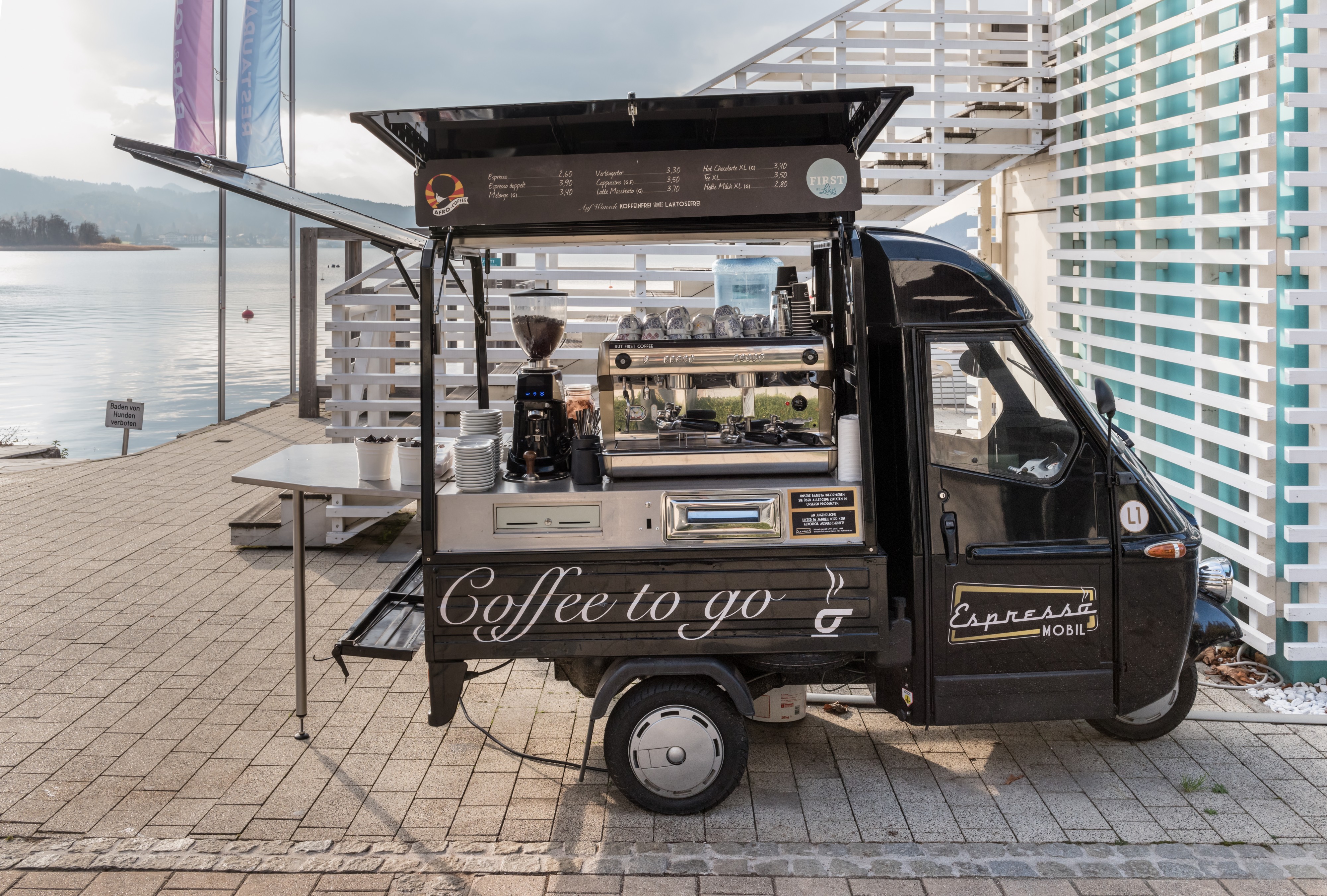 Pörtschach Johannes-Brahms-Promenade Lakes Espresso mobil Coffee to go 16112018 5352