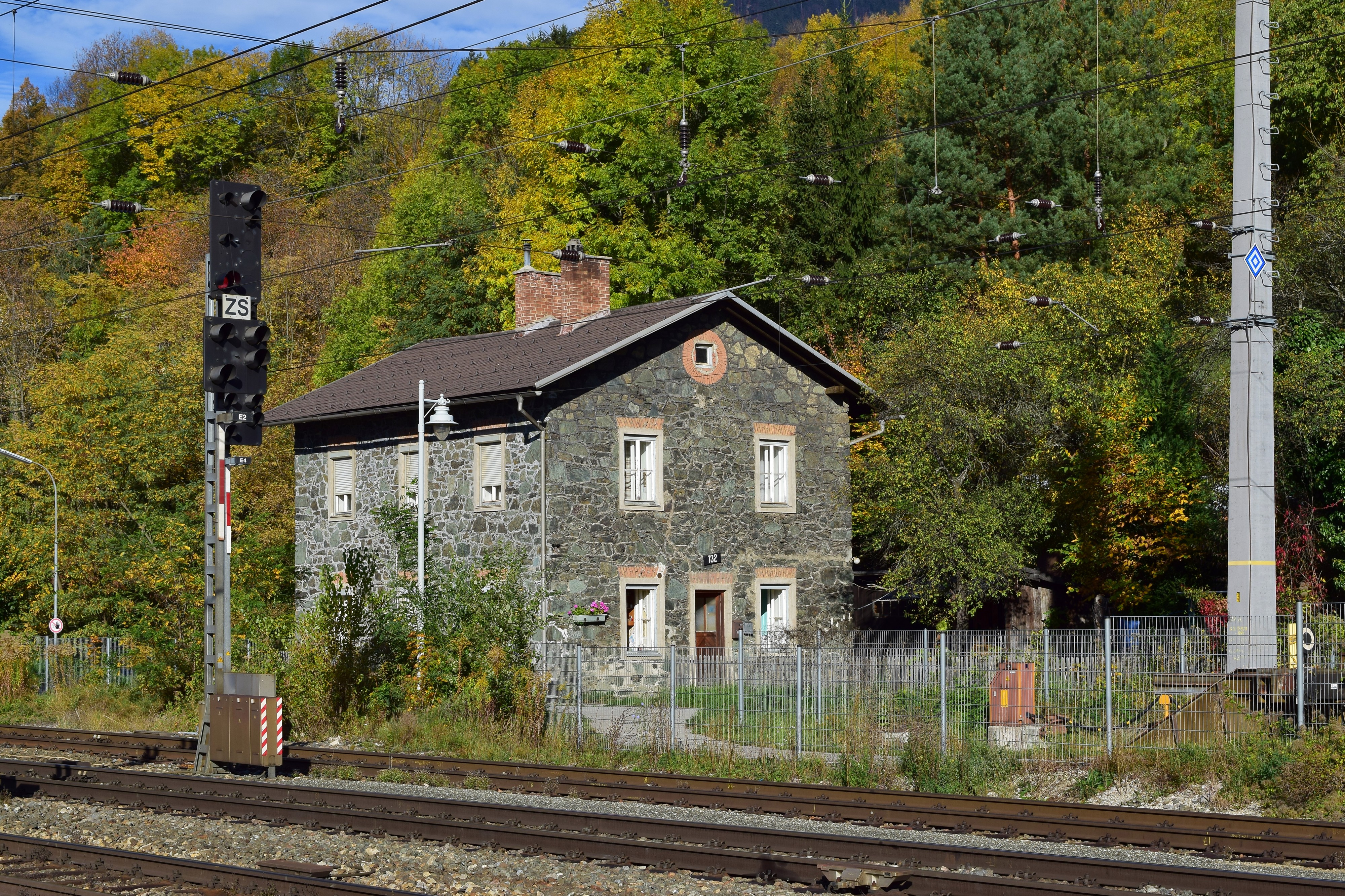 Payerbach - Semmeringbahn - Bahnwärterhäuschen WH 132 - 1