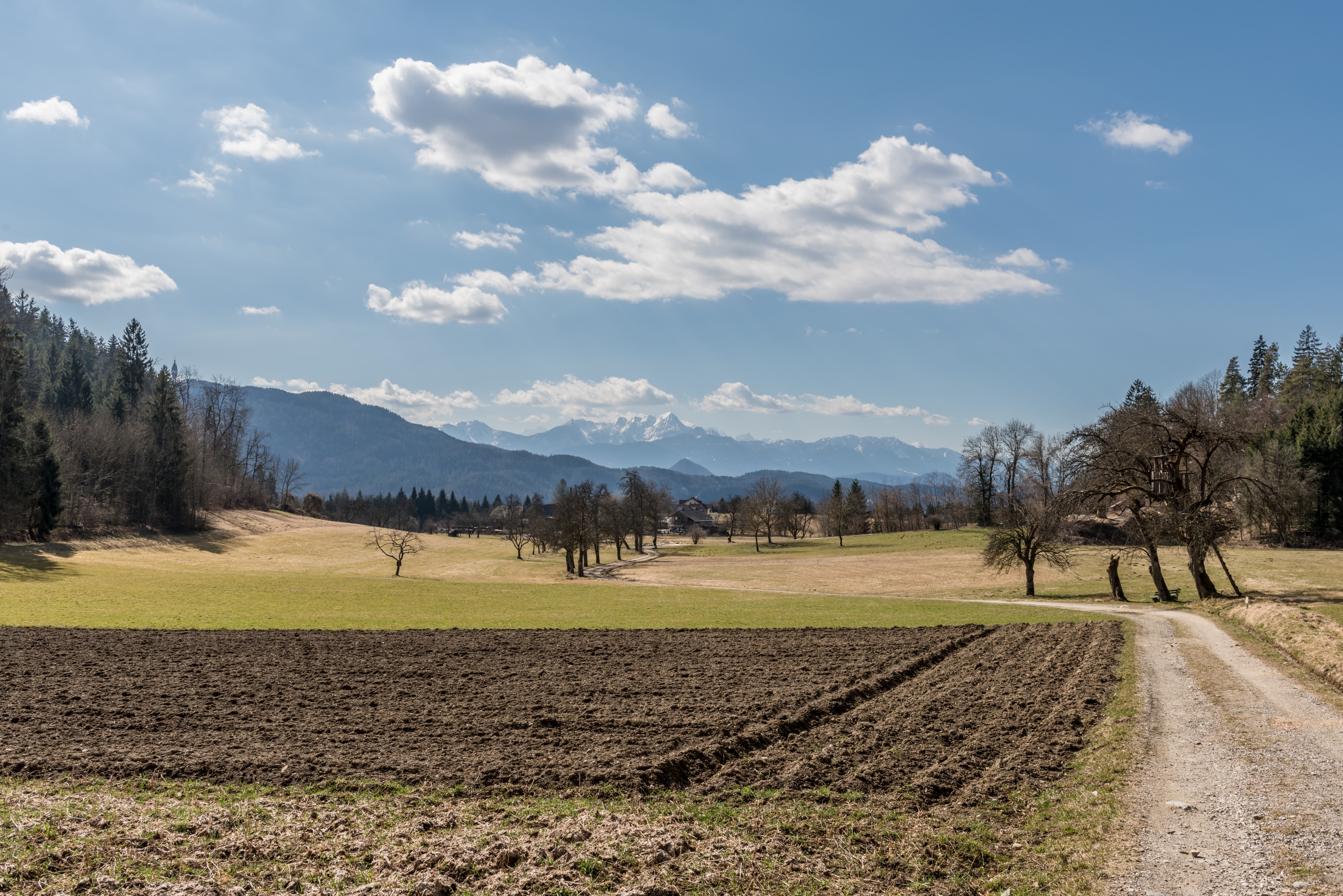 Poertschach Winklern Gaisrueckenstrasse Am Kåte Acker 12032017 6557