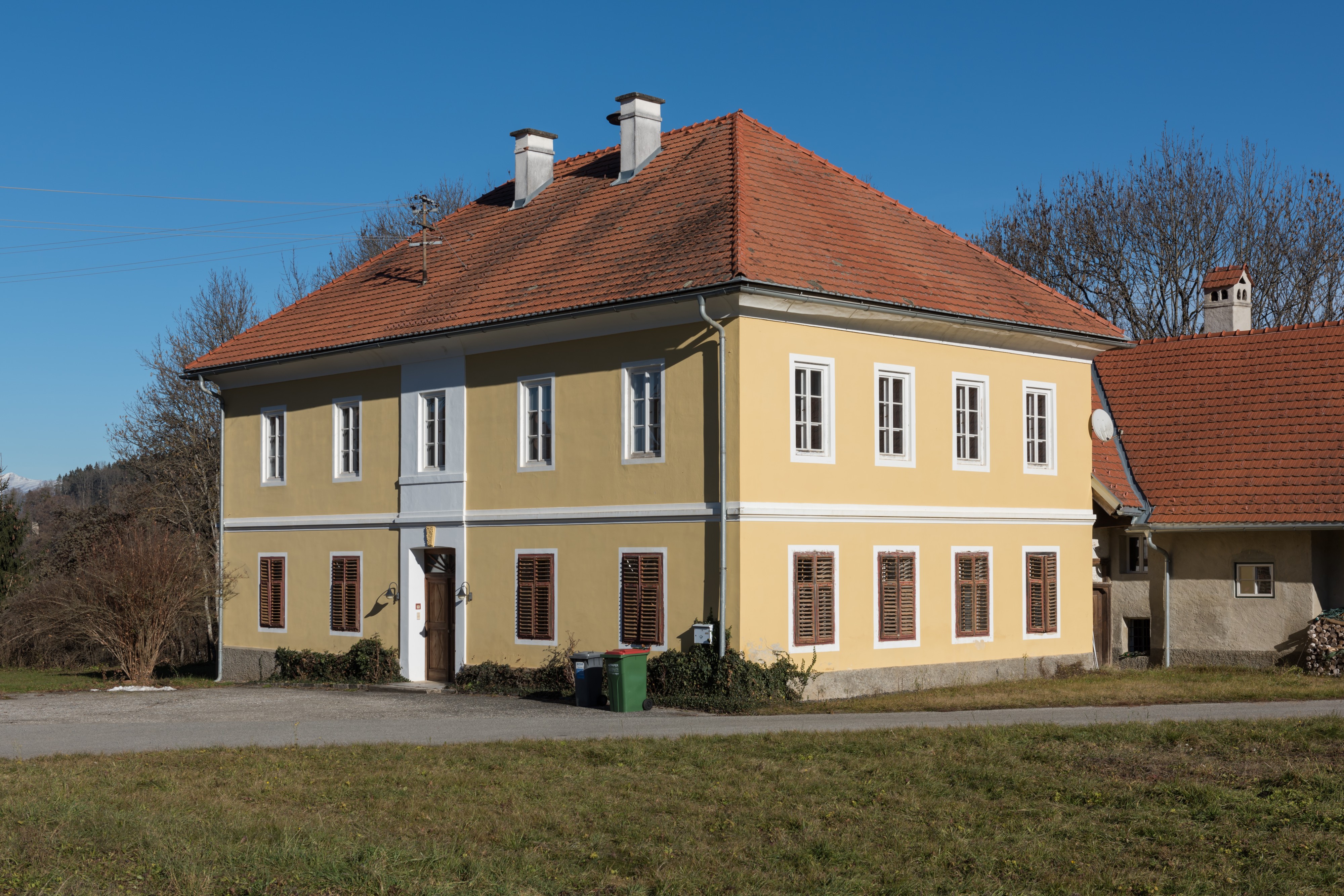 Sankt Georgen am Laengsee Sankt Sebastian Pfarrhof 02122015 9335