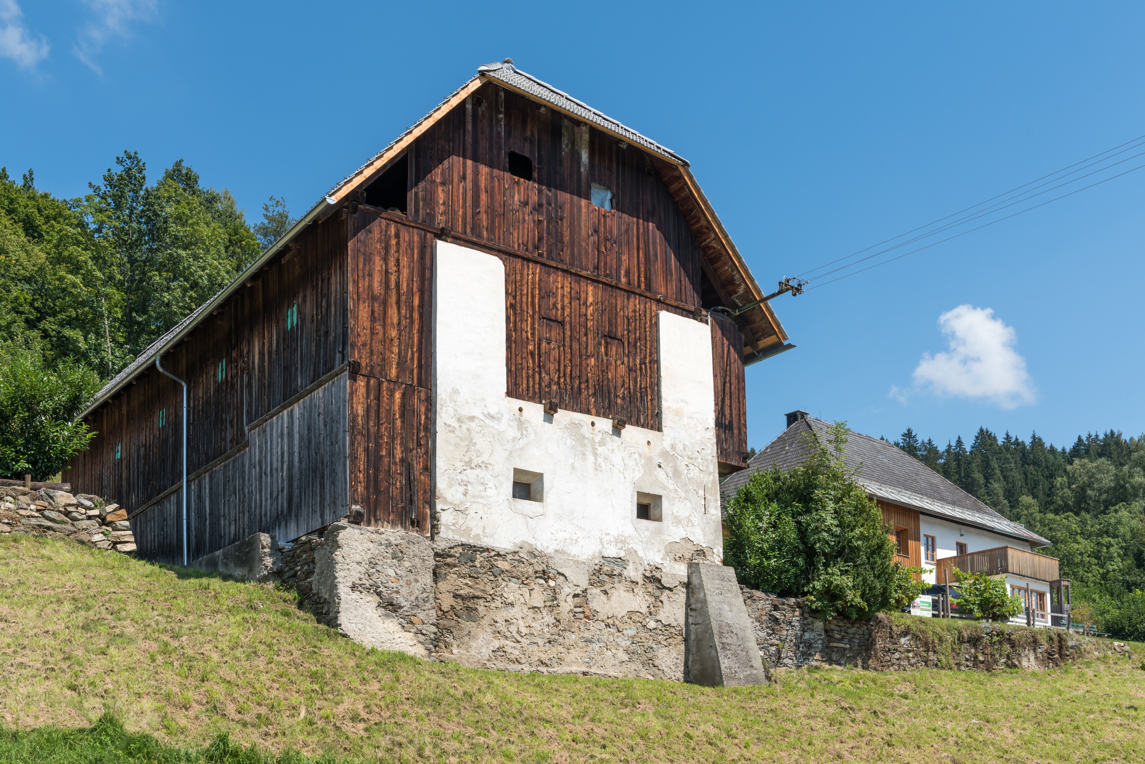Techelsberg Sankt Martin 2 Pfarrstadel und Pfarrhof 22082015 6858