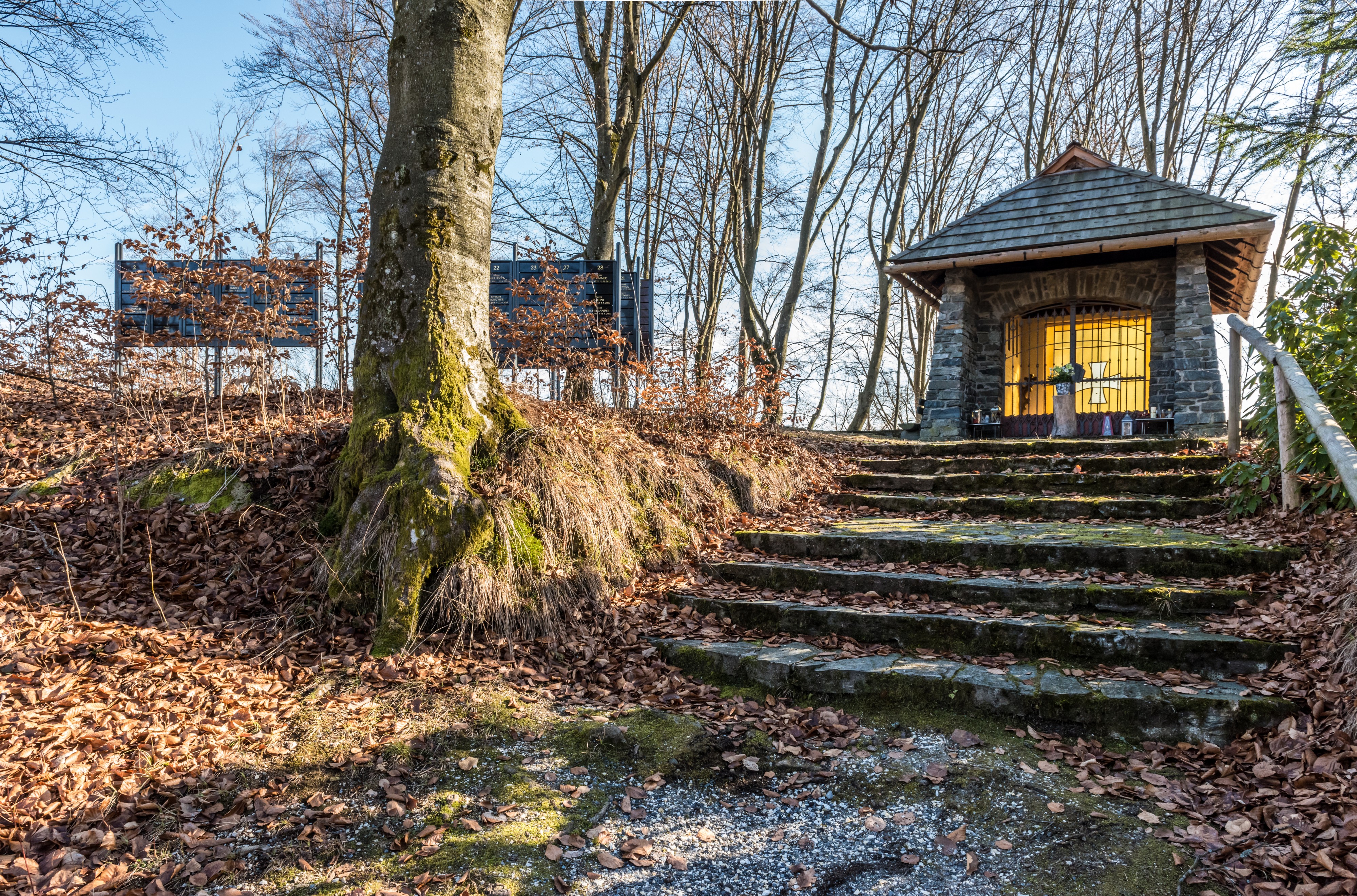 Velden Gedächtnisweg Friedensforst Kriegs-Gedenkstätte 31012018 2642