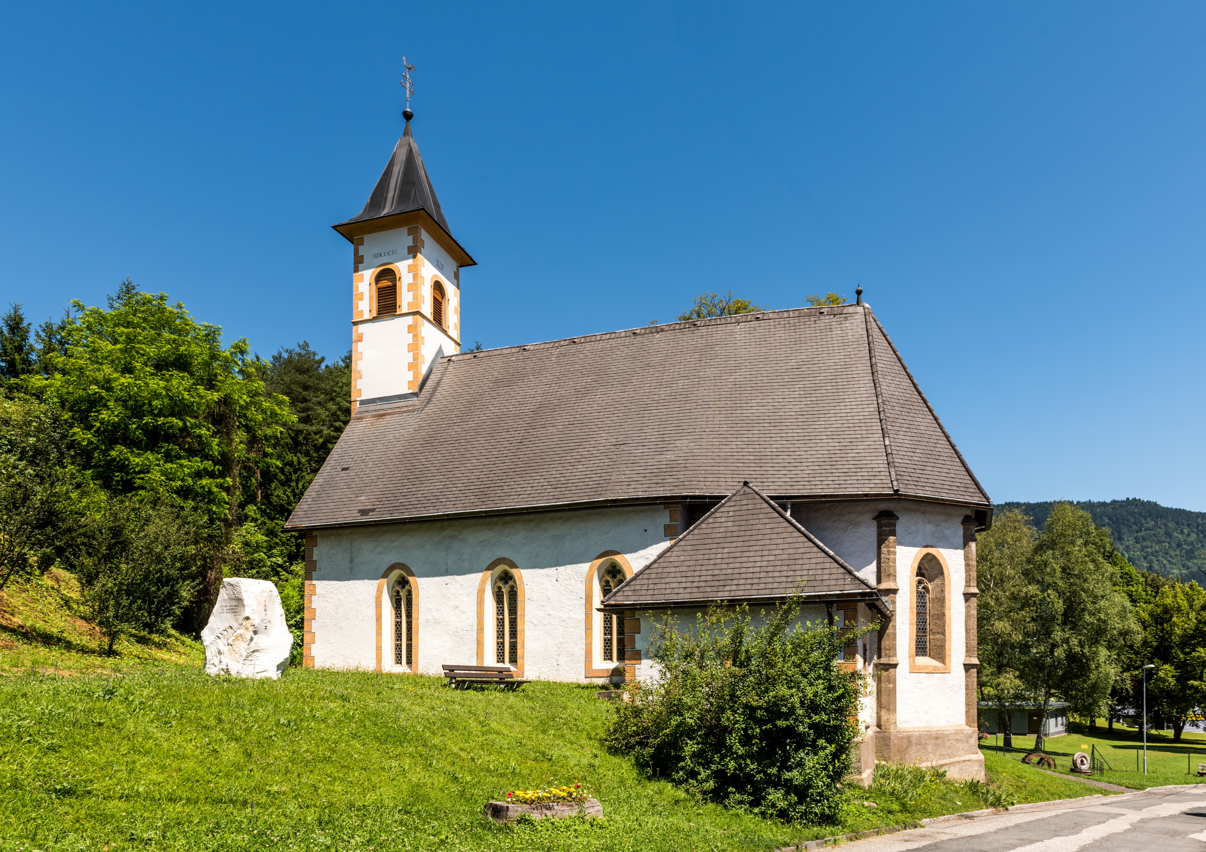 Villach Obere Fellach Filialkirche hl Thomas SSO-Ansicht 26062017 9890