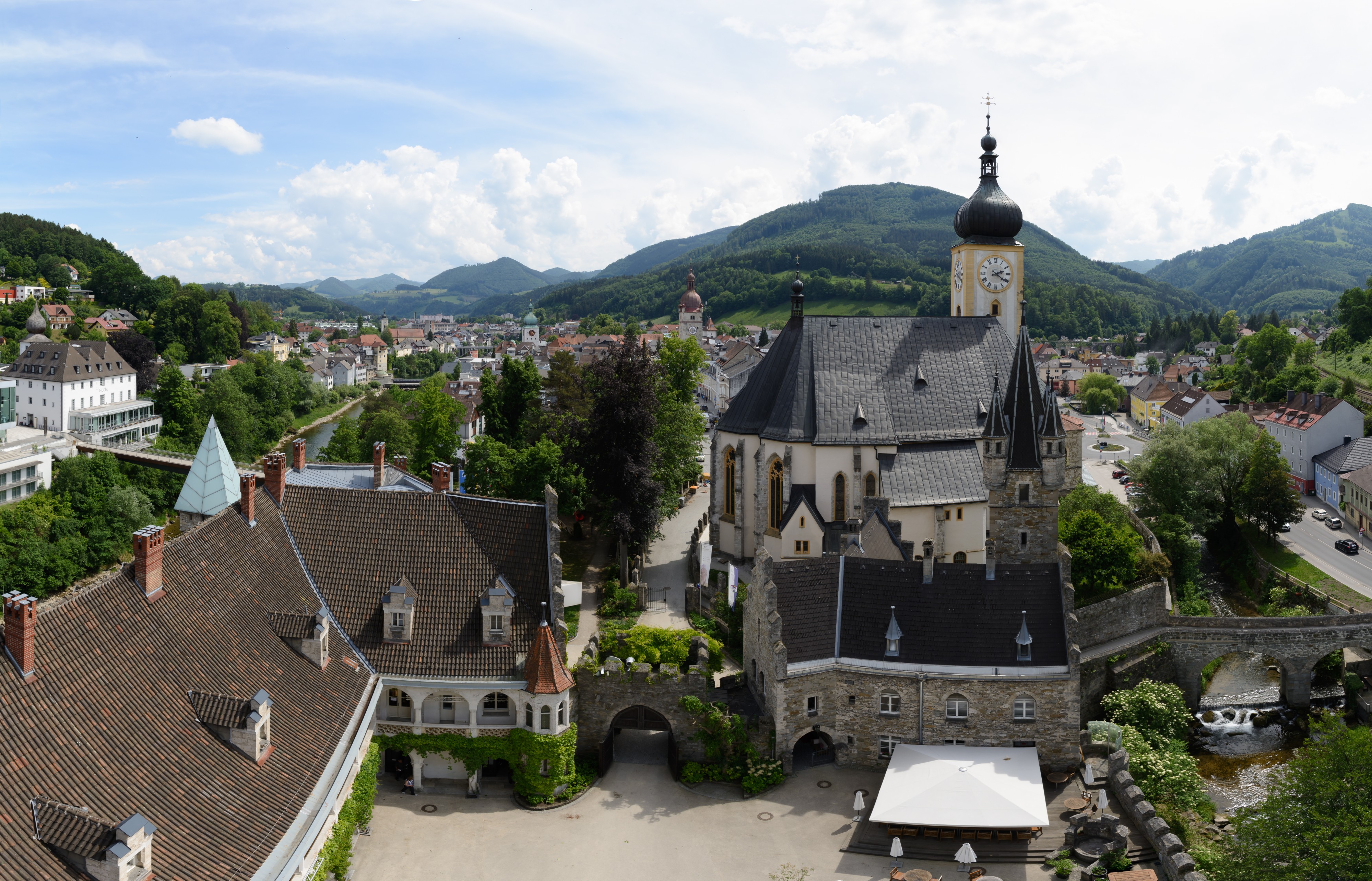 Waidhofen an der Ybbs Panorama 20180523